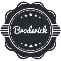 Broderick badge logo