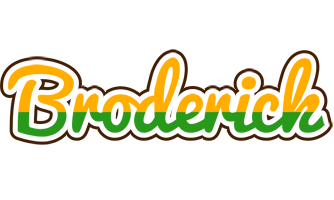 Broderick banana logo