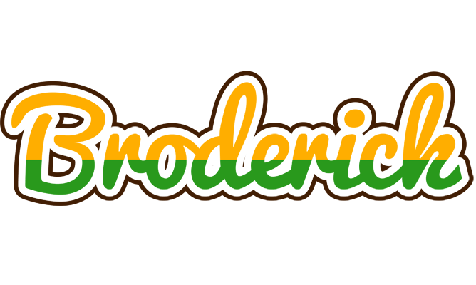 Broderick banana logo