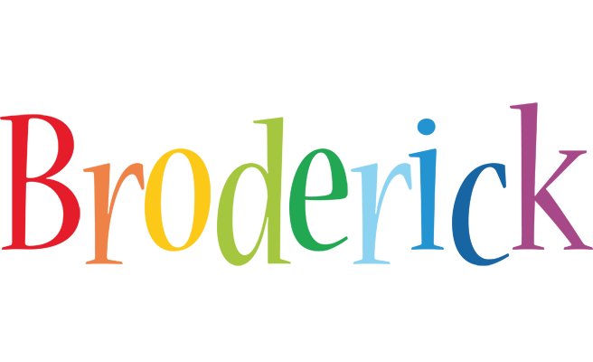 Broderick birthday logo
