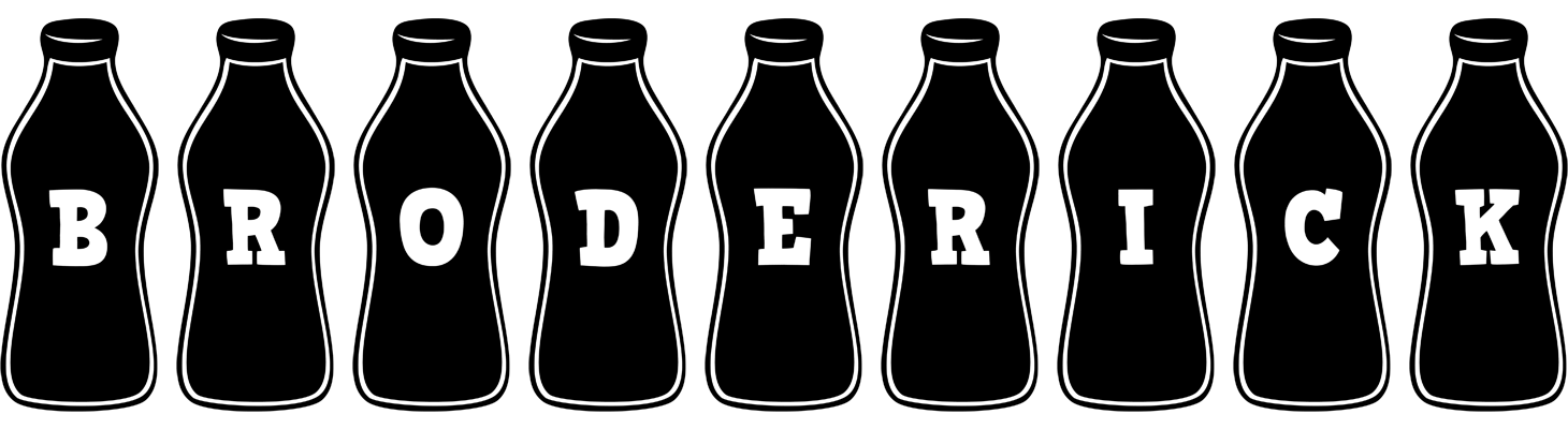 Broderick bottle logo