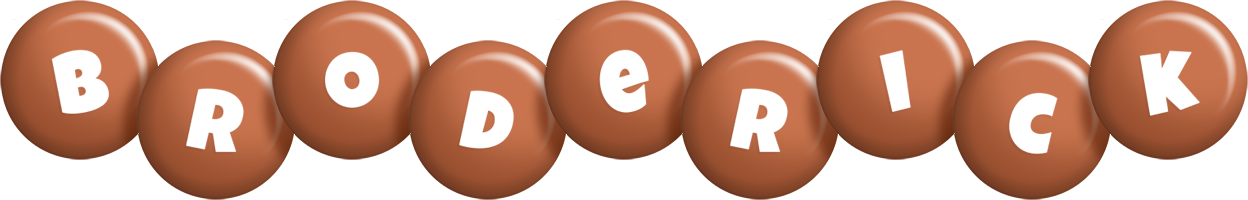 Broderick candy-brown logo