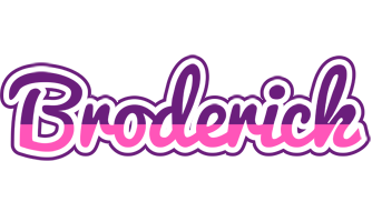 Broderick cheerful logo