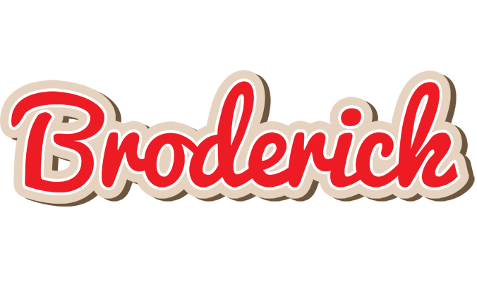 Broderick chocolate logo