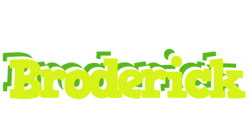 Broderick citrus logo