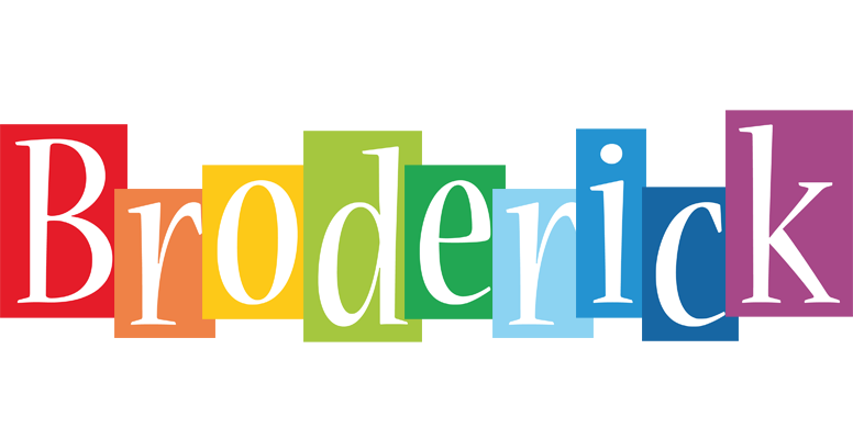 Broderick colors logo