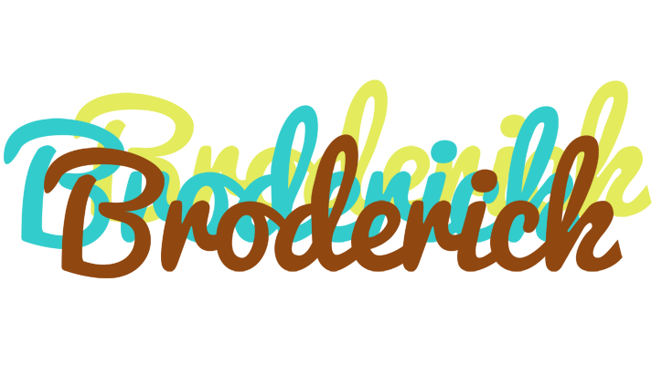 Broderick cupcake logo