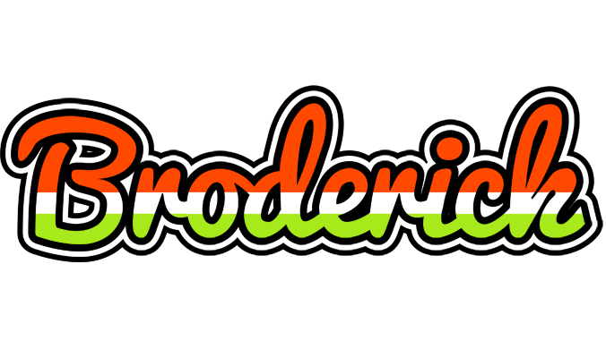 Broderick exotic logo
