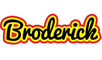 Broderick flaming logo