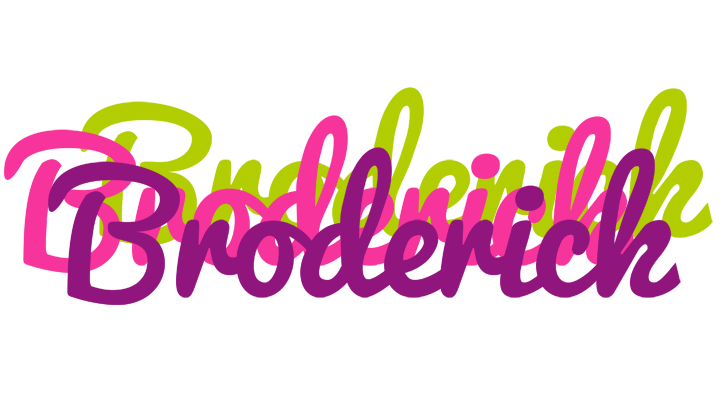 Broderick flowers logo