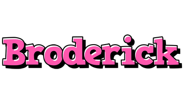 Broderick girlish logo