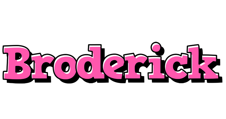 Broderick girlish logo
