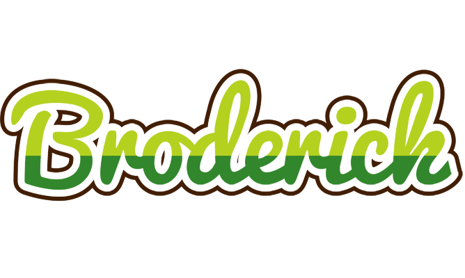Broderick golfing logo