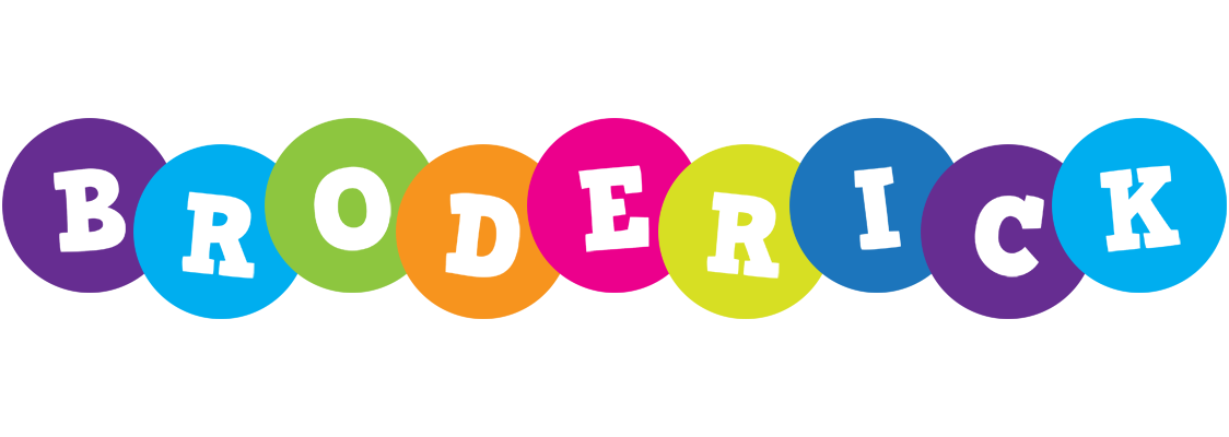 Broderick happy logo