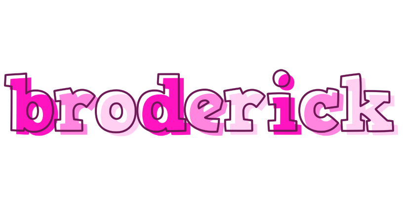 Broderick hello logo