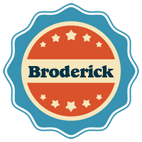 Broderick labels logo