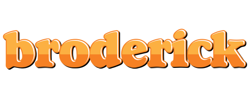 Broderick orange logo