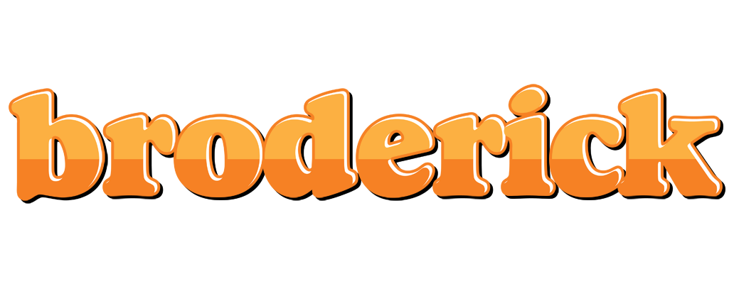 Broderick orange logo