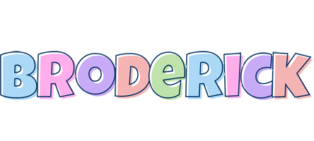 Broderick pastel logo