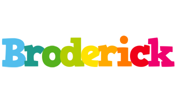 Broderick rainbows logo