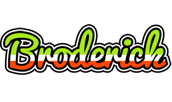 Broderick superfun logo