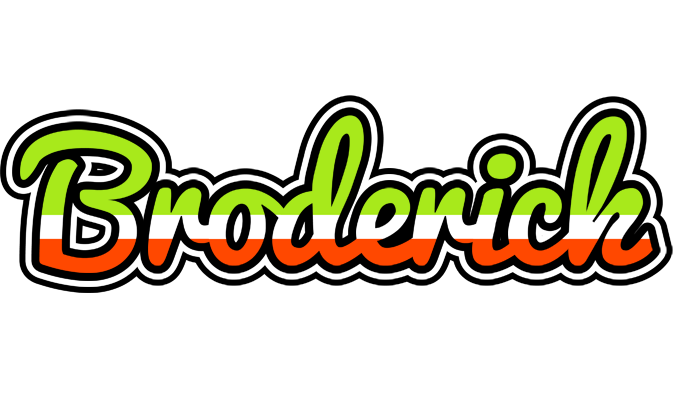 Broderick superfun logo