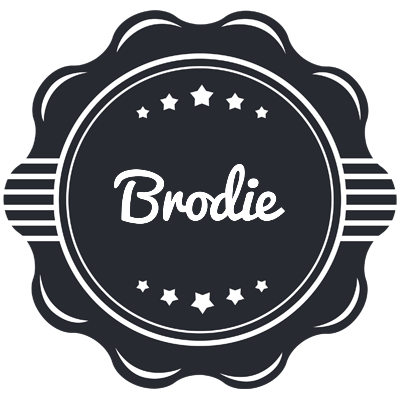 Brodie badge logo