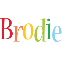 Brodie birthday logo