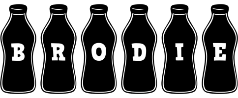Brodie bottle logo