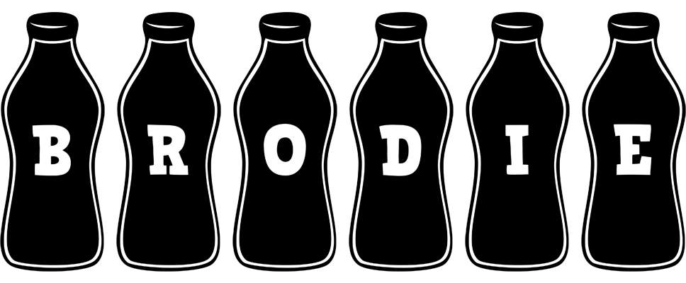 Brodie bottle logo