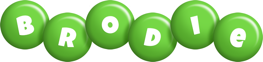 Brodie candy-green logo