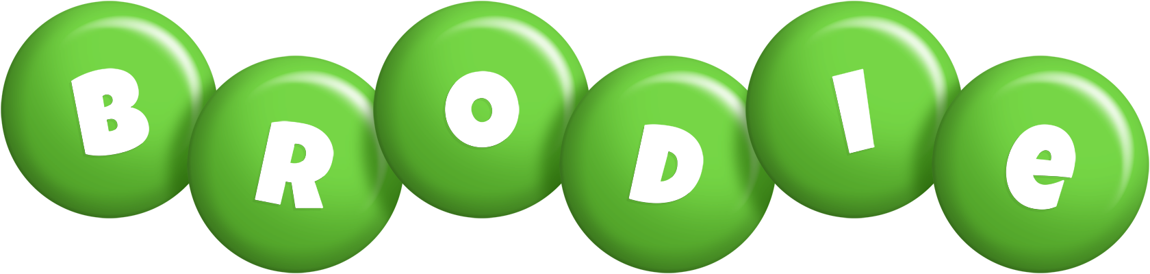 Brodie candy-green logo