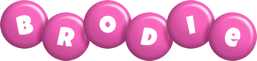 Brodie candy-pink logo