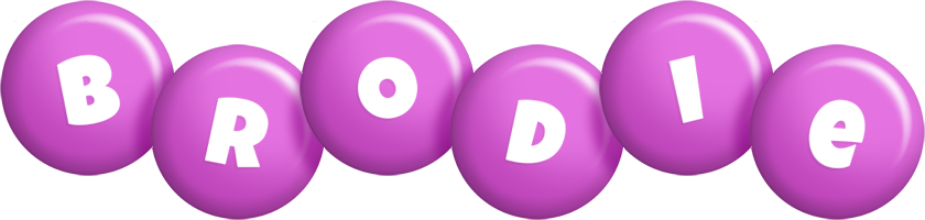 Brodie candy-purple logo