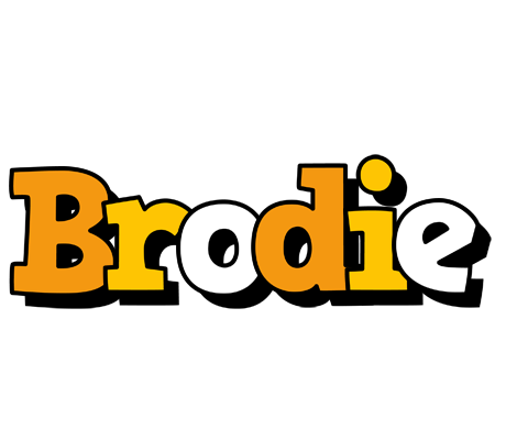Brodie cartoon logo