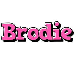 Brodie girlish logo