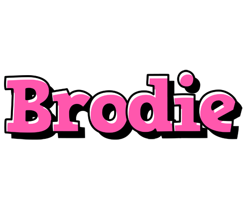 Brodie girlish logo