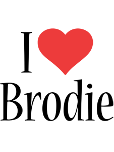 Brodie i-love logo