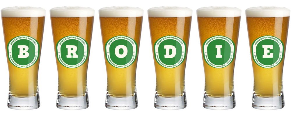 Brodie lager logo