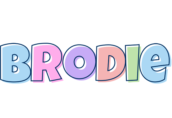 Brodie pastel logo