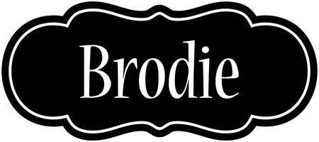 Brodie welcome logo