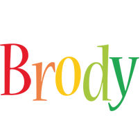 Brody birthday logo