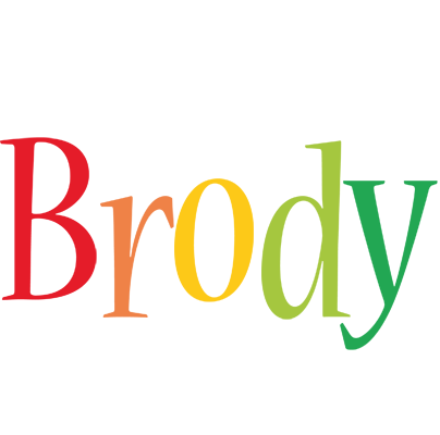 Brody birthday logo