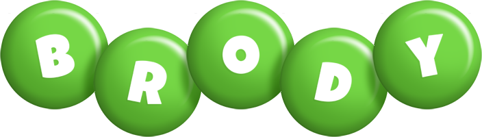 Brody candy-green logo