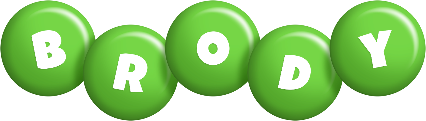 Brody candy-green logo