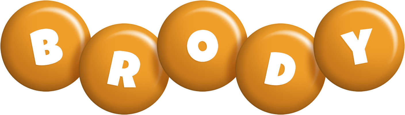 Brody candy-orange logo
