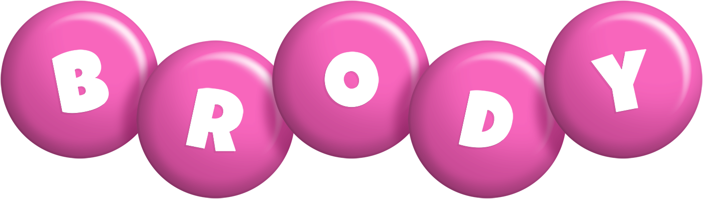 Brody candy-pink logo