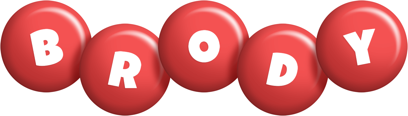 Brody candy-red logo