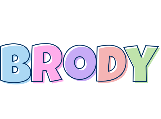 Brody pastel logo