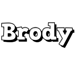 Brody snowing logo